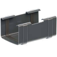 Соединитель желоба KROP квадратная ПВХ