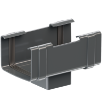 Сливная воронка KROP квадратная ПВХ