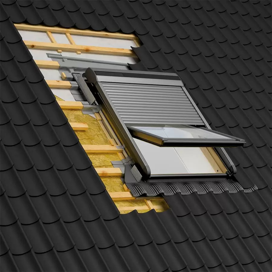 Слайд #1 | Оклад Velux EDW для профилированного кровельного материала